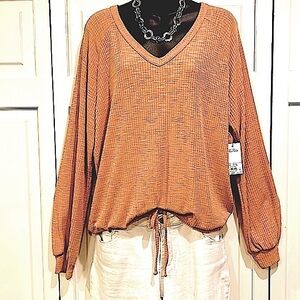 Carmel Silky Soft V-Neck Size Large NWT Sonoma